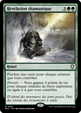 Révélation shamanique - Bloomburrow Commander