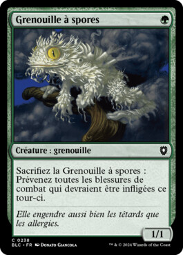 Grenouille à spores - Bloomburrow Commander