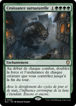 Croissance surnaturelle - Bloomburrow Commander