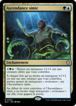 Ascendance simic - Bloomburrow Commander