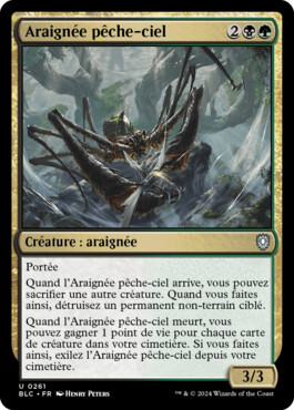 Araignée pêche-ciel - Bloomburrow Commander