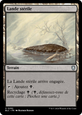 Lande stérile - Bloomburrow Commander