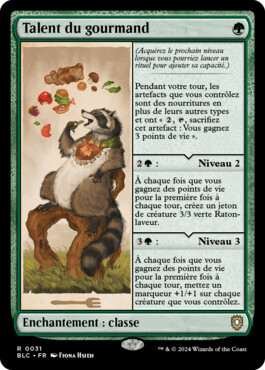 Talent du gourmand - Bloomburrow Commander