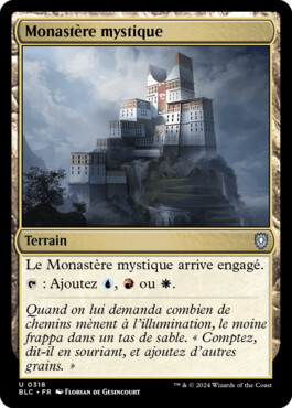 Monastère mystique - Bloomburrow Commander