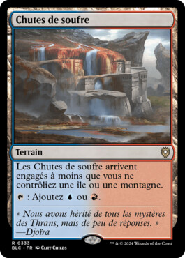 Chutes de soufre - Bloomburrow Commander