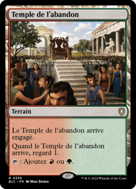 Temple de l'abandon - Bloomburrow Commander