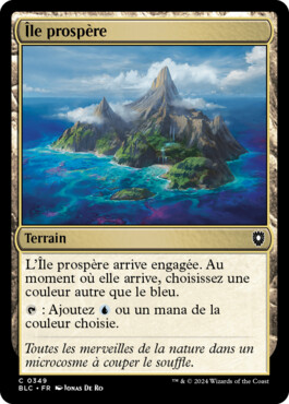 Île prospère - Bloomburrow Commander