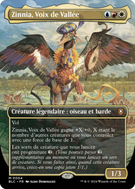 Zinnia, Voix de Vallée - Bloomburrow Commander