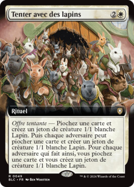 Tenter avec des lapins - Bloomburrow Commander