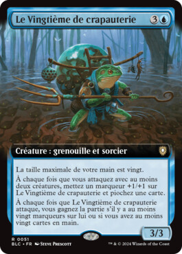 Le Vingtième de crapauterie - Bloomburrow Commander