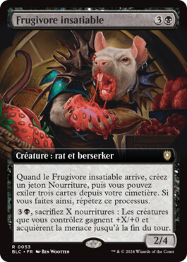 Frugivore insatiable - Bloomburrow Commander