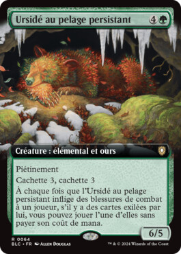 Ursidé au pelage persistant - Bloomburrow Commander