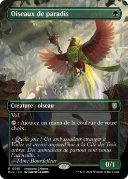 Oiseaux de paradis - Bloomburrow Commander