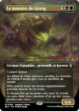 Le monstre de Gitrog - Bloomburrow Commander