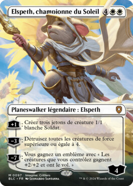 Elspeth, championne du Soleil - Bloomburrow Commander