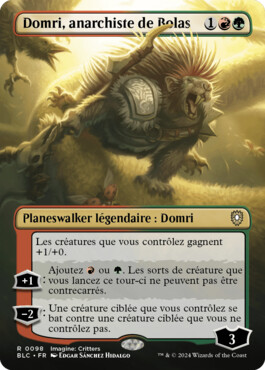 Domri, anarchiste de Bolas - Bloomburrow Commander