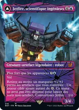 Jetfire, scientifique ingénieux -> Jetfire, gardien des airs - La Guerre Fratricide Transformers Cards