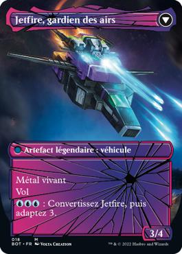 Jetfire, gardien des airs - La Guerre Fratricide Transformers Cards