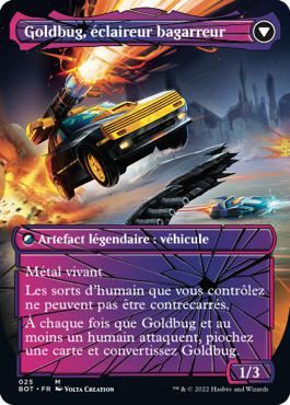 Goldbug, éclaireur bagarreur - La Guerre Fratricide Transformers Cards