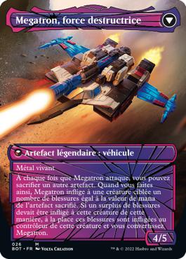 Megatron, force destructrice - La Guerre Fratricide Transformers Cards