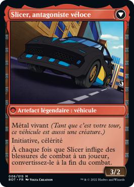 Slicer, antagoniste véloce - La Guerre Fratricide Transformers Cards