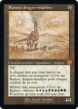 Ramos, dragon-machine - La Guerre Fratricide Artefacts Retro