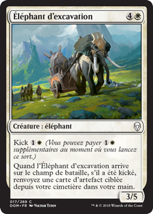 Éléphant d'excavation - Dominaria