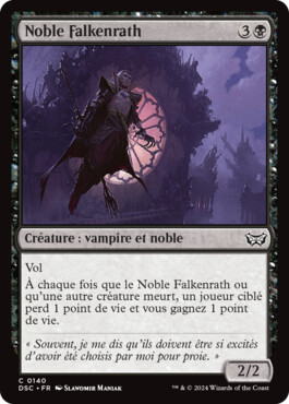 Noble Falkenrath - Mornebrune : la Maison de l’horreur Commander