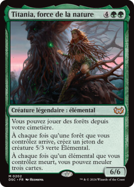 Titania, force de la nature - Mornebrune : la Maison de l’horreur Commander