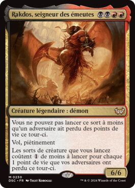 Rakdos, seigneur des émeutes - Mornebrune : la Maison de l’horreur Commander