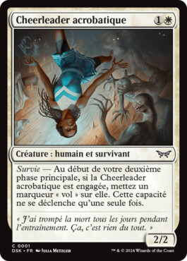 Cheerleader acrobatique - Mornebrune : la Maison de l’horreur