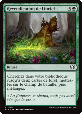 Revendication de Linciel - Aux portes des Eternités Commander