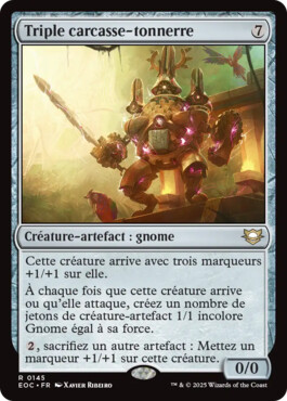 Triple carcasse-tonnerre - Aux portes des Eternités Commander