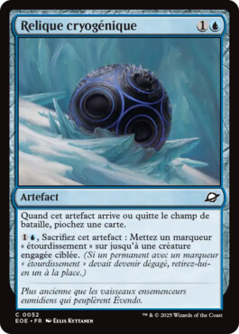 Relique cryogénique - Aux portes des Eternités