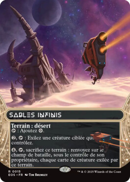 Sables infinis - Aux portes des Eternités Paysages stellaires