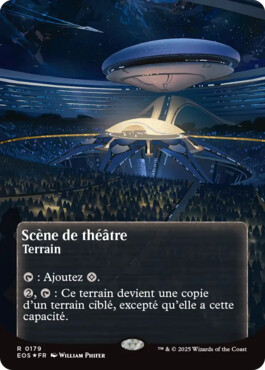 Scène de théâtre - Aux portes des Eternités Paysages stellaires