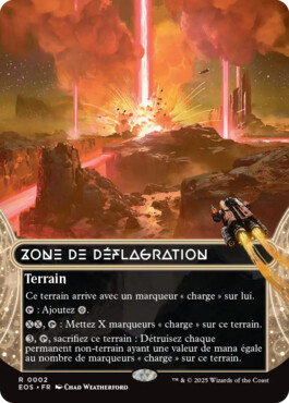 Zone de déflagration - Aux portes des Eternités Paysages stellaires