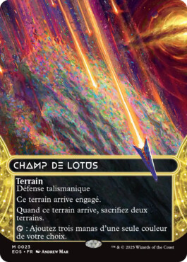 Champ de lotus - Aux portes des Eternités Paysages stellaires