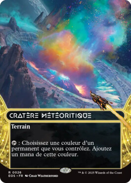 Cratère météoritique - Aux portes des Eternités Paysages stellaires