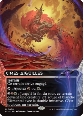 Cimes aiguilles - Aux portes des Eternités Paysages stellaires