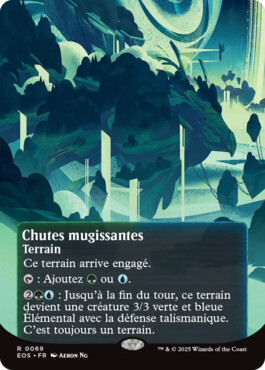Chutes mugissantes - Aux portes des Eternités Paysages stellaires