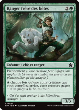 Ranger frère des bêtes - Fondations de Magic: The Gathering