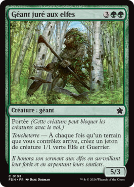 Géant juré aux elfes - Fondations de Magic: The Gathering