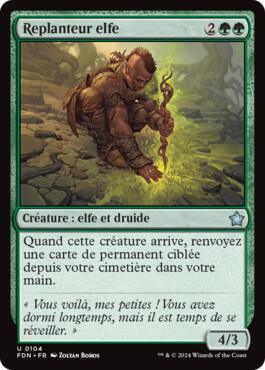 Replanteur elfe - Fondations de Magic: The Gathering