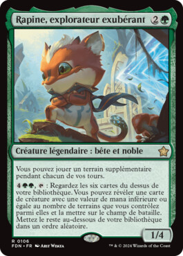 Rapine, explorateur exubérant - Fondations de Magic: The Gathering