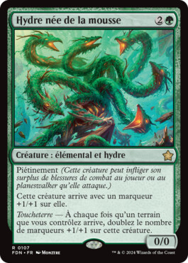 Hydre née de la mousse - Fondations de Magic: The Gathering