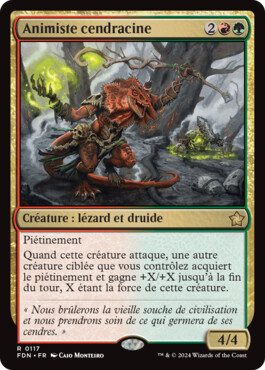 Animiste cendracine - Fondations de Magic: The Gathering