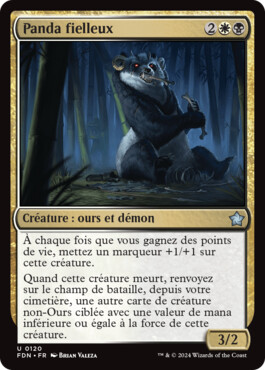 Panda fielleux - Fondations de Magic: The Gathering