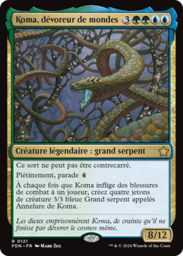 Koma, dévoreur de mondes - Fondations de Magic: The Gathering