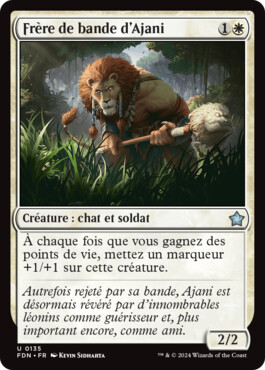 Frère de bande d'Ajani - Fondations de Magic: The Gathering